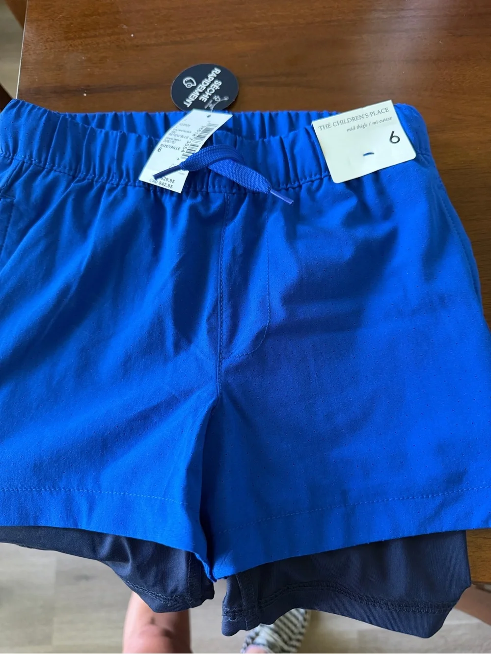 The Children's Place Royal Blue Quick-Dry Athletic Shorts